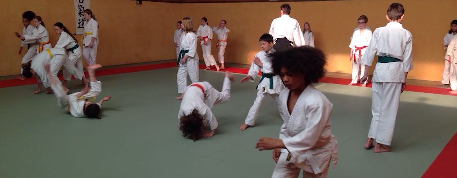 Ukemi training